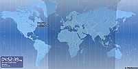 Time zone map